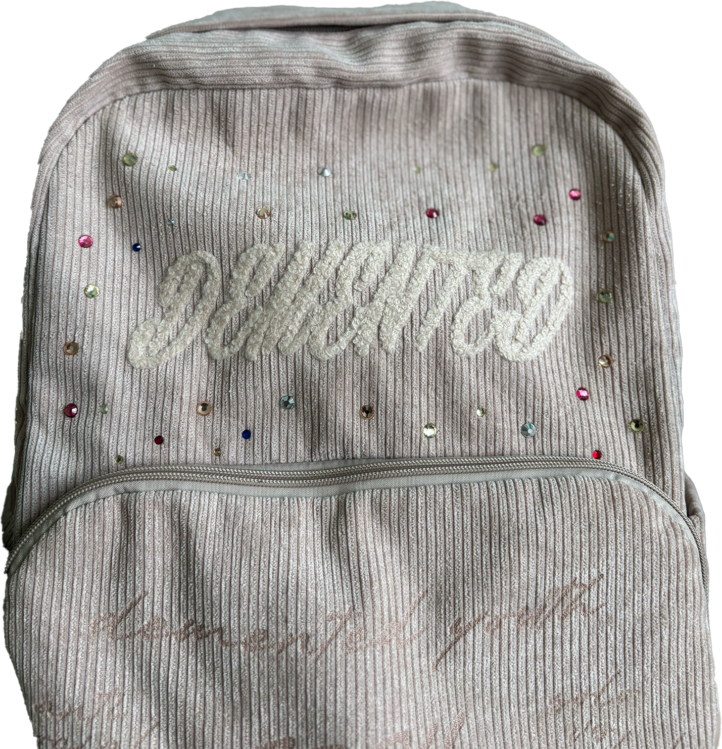 DEMENTED RHINESTONE BOOKBAG