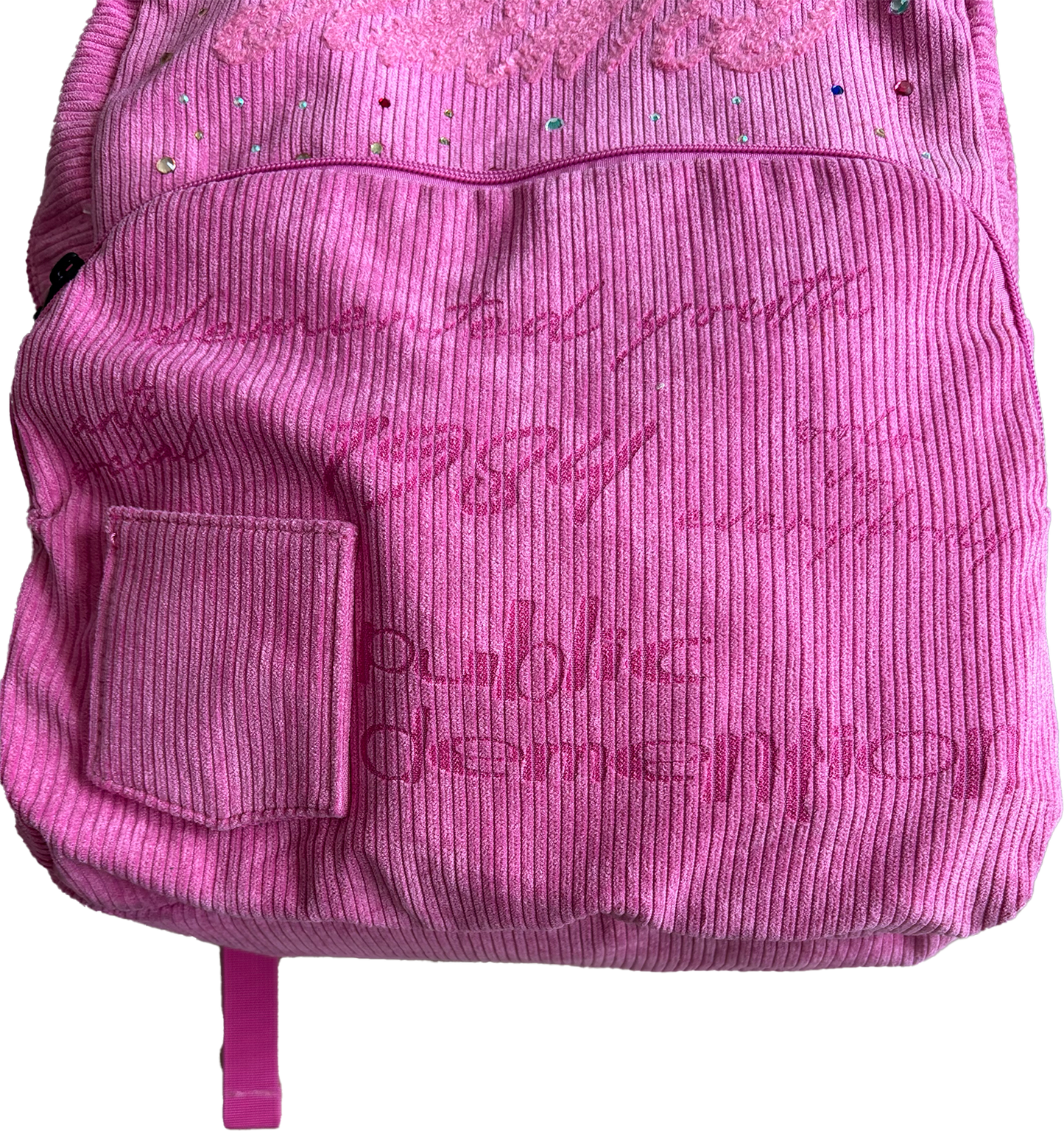 DEMENTED RHINESTONE BOOKBAG
