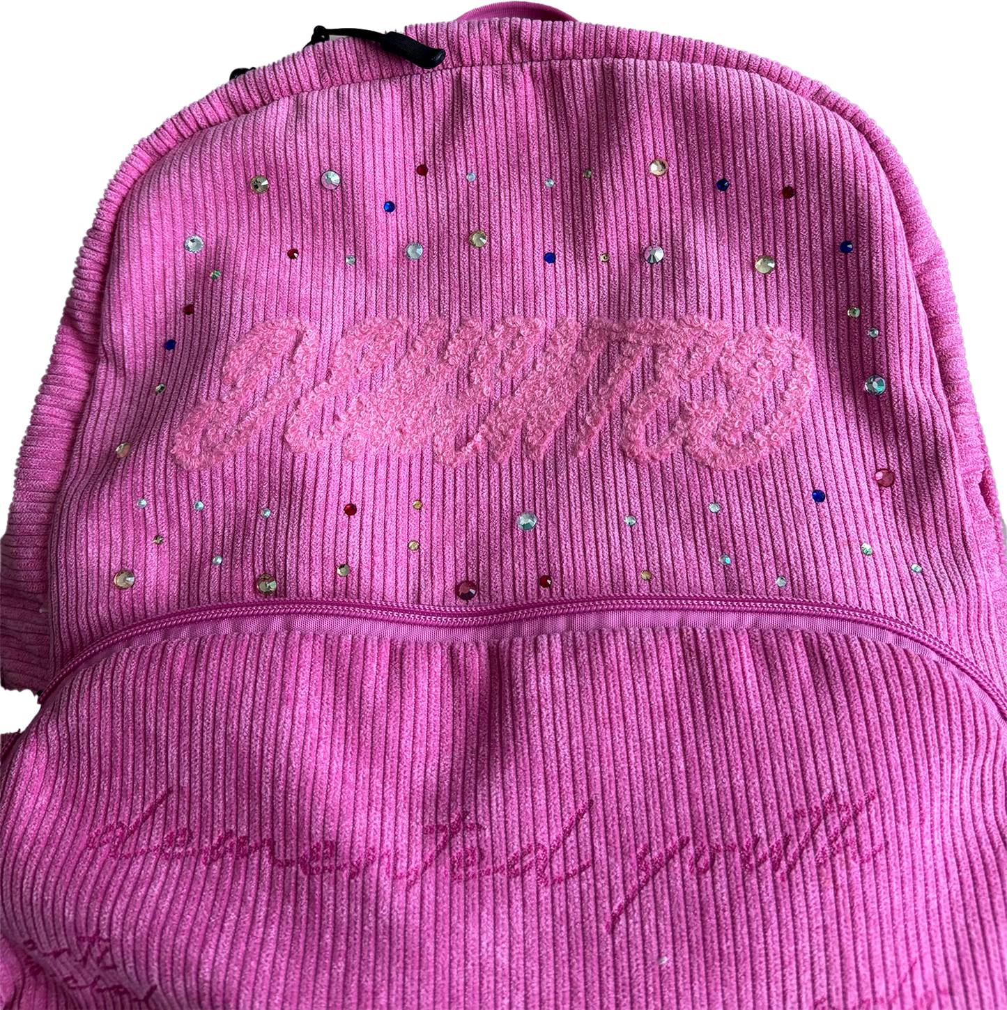 DEMENTED RHINESTONE BOOKBAG