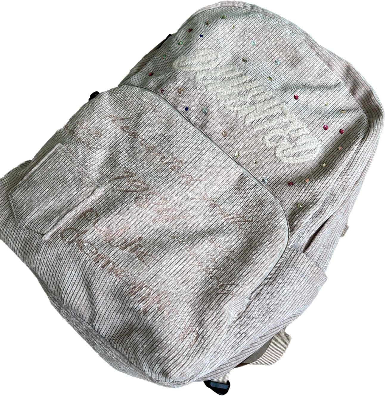 DEMENTED RHINESTONE BOOKBAG