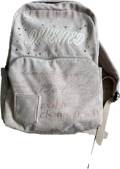 DEMENTED RHINESTONE BOOKBAG