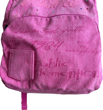 DEMENTED RHINESTONE BOOKBAG