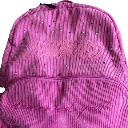 DEMENTED RHINESTONE BOOKBAG