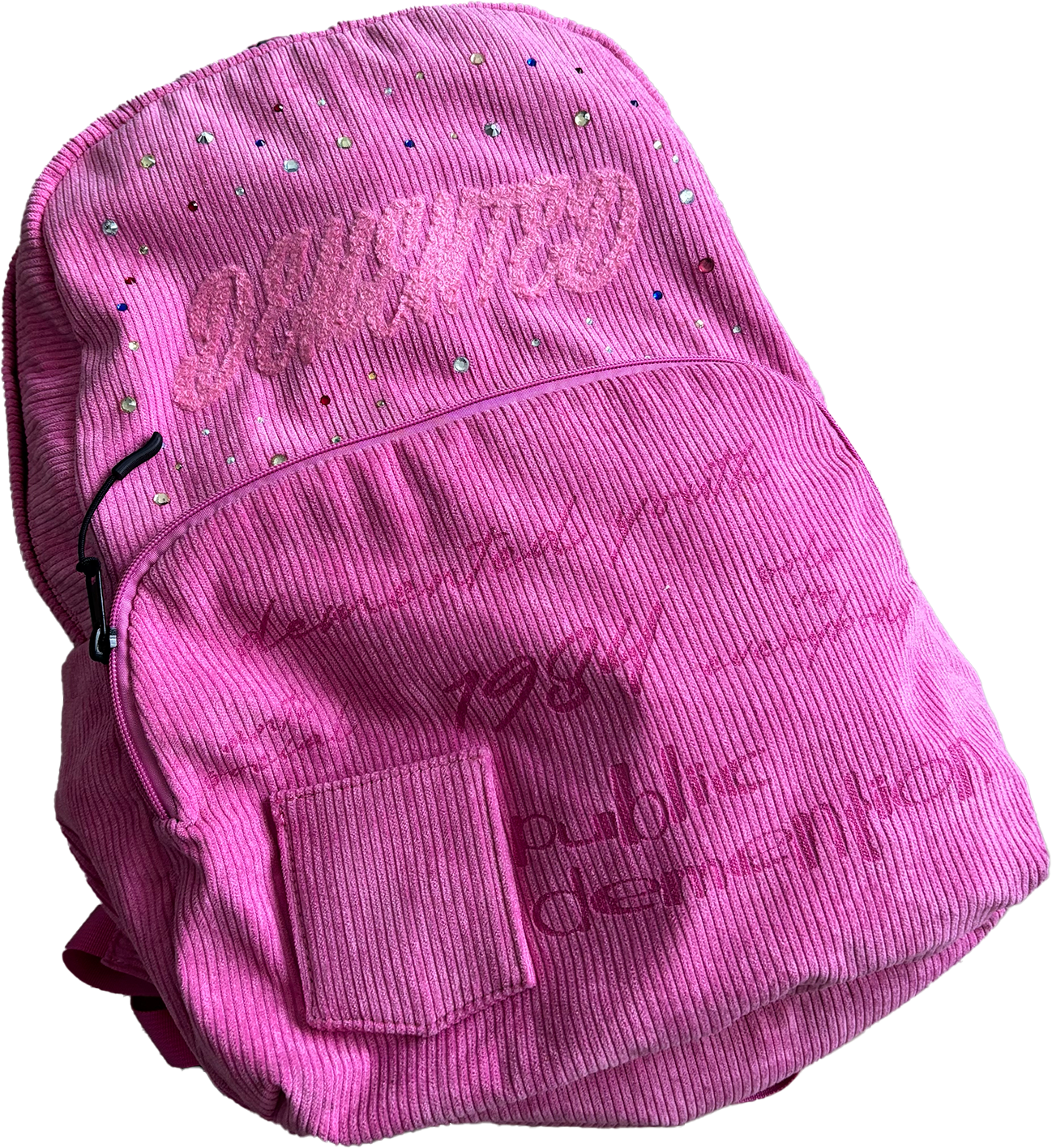 DEMENTED RHINESTONE BOOKBAG
