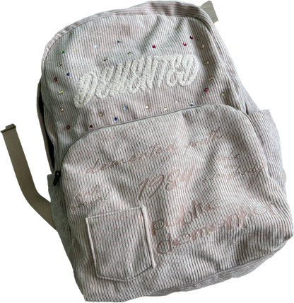DEMENTED RHINESTONE BOOKBAG